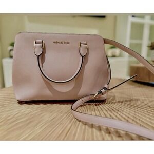 Michael Kors Large Savannah Satchel Blush Pink